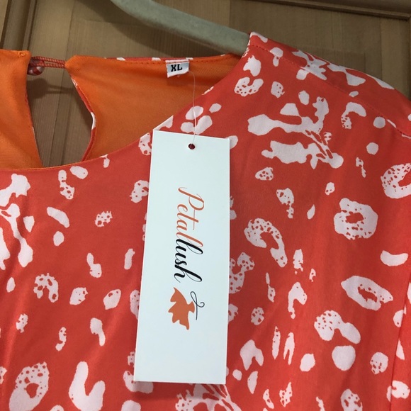 Floral maxi, slit - Picture 3 of 6